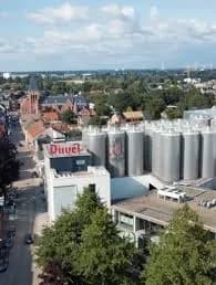 Storage silos at the Duvel brewery.